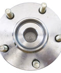 Front Driver Or Passenger Side Wheel Bearing And Hub Assembly For 2008 To 2015 Lancer Evolution GSR MR Ralliart And Lancer SE Direct Fit Drop In OEM Replacement High Quality top view