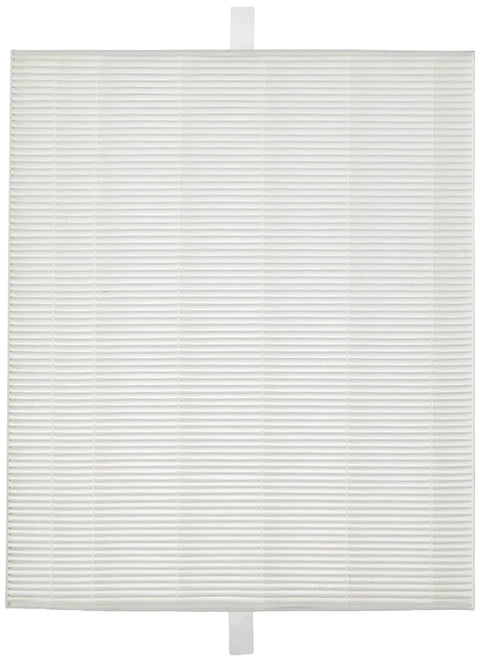 Replacement Filter C For P150 Air Purifier, True HEPA Filtration Catches 99.97% Of 0.3 Micron Pollutants, front view, white material