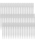 Bulk 300 Pcs 3ml Disposable Plastic Transfer Pipettes For Lab Work And Craft Projects Safe Non Toxic For Classroom Experiments And DIY Science arranged in rows