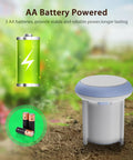 AA battery powered WiFi Soil Moisture And Temperature Sensor For Lawn Garden And Greenhouse With Real Time App Alerts No Hub