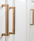 Solid Core Cabinet Pulls In Champagne Bronze, 12 Inch Center, Heavy Duty Luxury Hardware For Cabinets, Doors, And Dresser Drawers