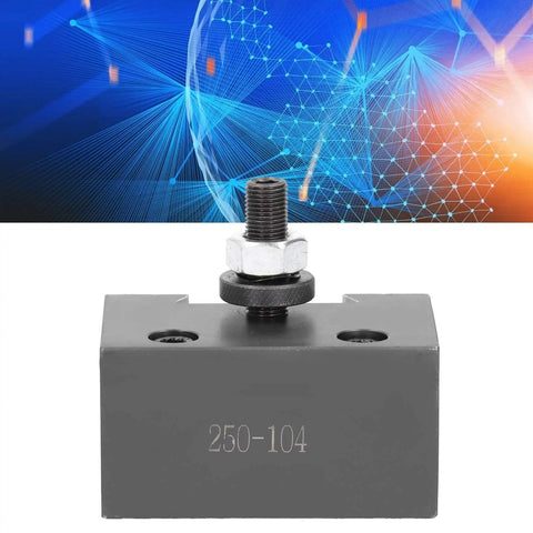 Top Shelf Quick Change Tool Holder For Mini Lathe And CNC Machining Builds crafted from high carbon steel with precision clamping.