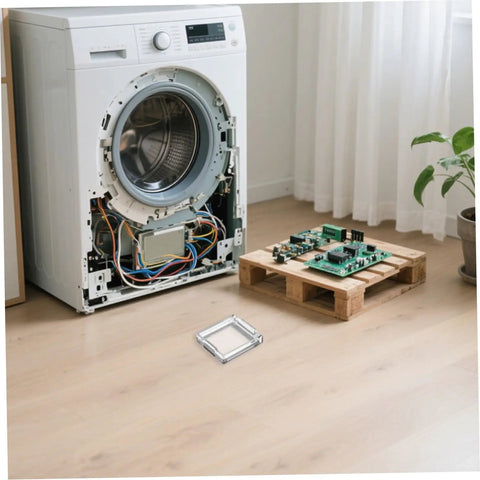 26mm Button Protector Cover With Double Sided Adhesive Waterproof Plastic Power Switch Guard for washing machine setup