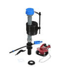 PerforMAX Universal Toilet Fill And Flush Valve Repair Kit With 2 Inch Flush Valve Quick And Easy Install shown in parts