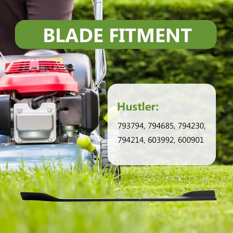 Beefy High Lift Mower Blades Set For 60 Inch Hustler Mower 3 Pack Replaces 793794 794685 794214 794230 603992 600901