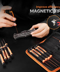 Compact 10 In 1 Torx Screwdriver Set Covers T2 To T15 With Solid And Security Bits Perfect For Fixing Macbook, Xbox, PS5, Ring Doorbell, Or Computer Gear At Home Or On The Go Without Breaking A Sweat. magnetic tip kit in carry case