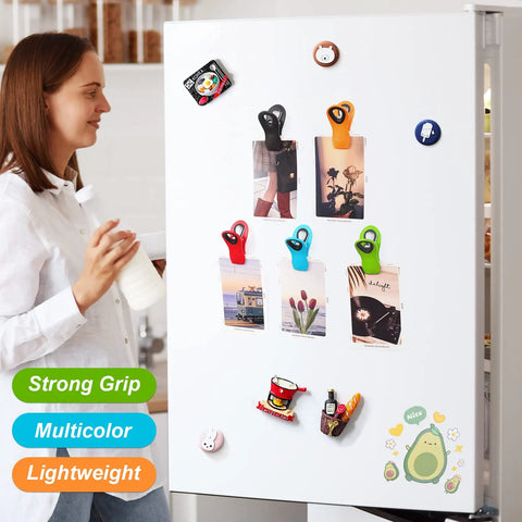 Vibrant Magnetic Chip And Bag Clips 12 Pack Reusable Kitchen Must Have Keeps Snacks Fresh Total Game Changer Super Handy Pantry Organization Essential