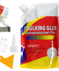 Concrete Crack Repair Sealant Waterproof Caulking Glue Quick Dry Sealing Adhesive 1 Pack 500g packaging, tools included