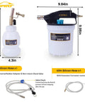 Pro Grade 24 Piece Brake Bleeder Kit With Vacuum Brake Fluid Extractor 2 Liter Capacity And 1 Liter Refilling Bottle details