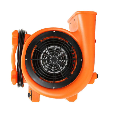Heavy Duty Industrial Air Mover Carpet Dryer And Stackable Floor Blower With Three Speed Settings And Badass One Horsepower Motor for drying water.