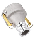 Built Like A Tank Type Da Camlock Reducer Fitting With Rugged Aluminum Hose Adapter Coupler for quick connections