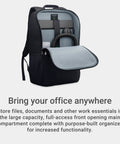Sustainable Laptop Backpack Engineered For 16 Inch Devices Holds 18 Liters Of Top Grade Gear While Delivering Water Resistant Durability and Smooth Daily Vibes, featuring a full-access front compartment.