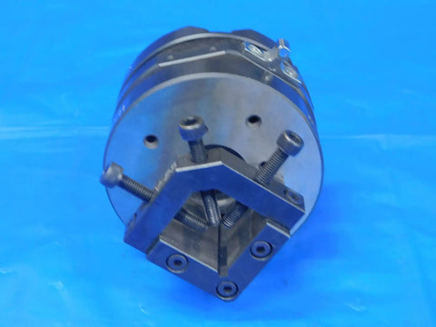 Hardworking Sinker EDM Tooling Block For ROBOFIL Ready To Roll YH V25 Compatibility, metal with bolts, top view.