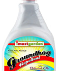All Natural Groundhog And Woodchuck Repellent Spray For Gardens, Plants, And Lawns With Pleasant Scent, 32oz Easy Spray Bottle