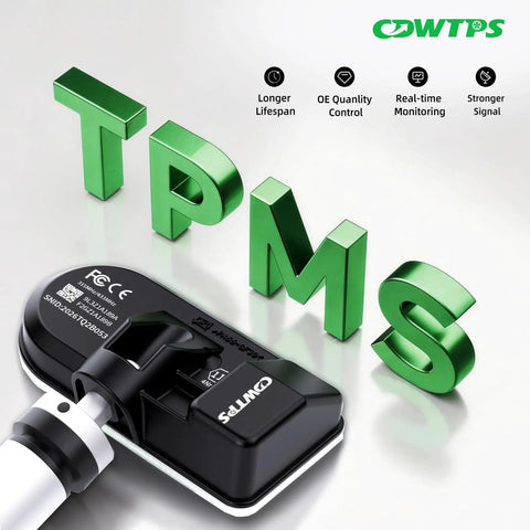 TPMS Sensor For Ford And Lincoln Vehicles Pre Programmed Tire Pressure Sensor Upgrade Fits 90 Percent Of Ford Vehicles After 2006 Including F150 F250 F350 Bronco Mustang Escape Expedition Explorer Fiesta Focus Fusion Ranger And Lincoln MKC MKT MKZ black sensor with valve stem