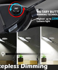 10X And 30X Magnifying Glass With Light And Stand Beast Pro Grade 2200 Lumens Stepless Dimmable LED Magnifier Lamp Real Glass Lens