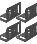 Heavy Duty Metal Corner Brackets L Shaped Right Angle Braces for tables and bed corners, black metal hardware for home improvement