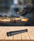 Cord Guard Replacement For Polisher DWP849 And DWP849X N302859 Black Plastic Cable Strain Relief Guard shown on wooden surface