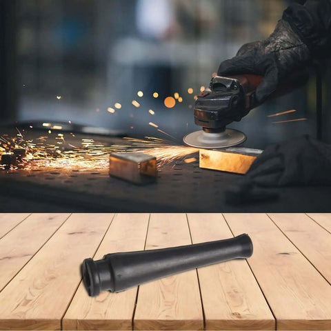 Cord Guard Replacement For Polisher DWP849 And DWP849X N302859 Black Plastic Cable Strain Relief Guard shown on wooden surface