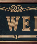 Snag This Sick Vintage Metal Tin Sign Keep It Weird Wall Decor Plaque 4x16 Inches features the text 'STAY WEIRD' with floral accents.