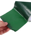 Close-up of green Beefed Up Heavy Duty RV Awning Repair Tape Quick Fix For Tents Boats Canopies And Tarpaulins Seamless Patch Kit showing texture