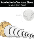 Boss Level Rare Earth Neodymium Magnets For 3D Printing Gear And Paper Crafts 350 Piece Assorted Bulk Set with size comparison.