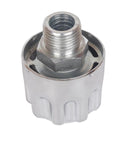 Heavy Duty Hydraulic Breather Cap Three Quarter Inch NPT With 40 Micron Filtration, chrome steel, vertical view