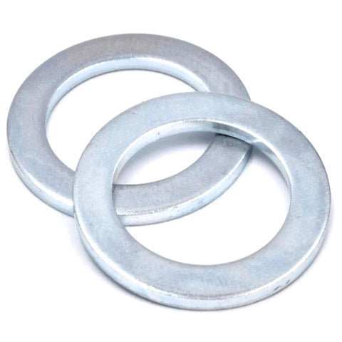 Metal washers from Beefed Up Front Wheel Bearing Rebuild Kit For Two Front Wheels With Complete Hardware, Bushings And Free Hubcaps