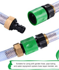 Sixteen Piece Garden Hose Quick Connectors Kit With Three Quarter Inch Plastic Water Hose Fittings, Male And Female Connectors