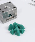 Three Usable Sides Triangular Resin Polishing Media Blocks For Metal Tumbling Machines Deburring And Finishing Supplies