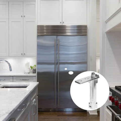 Beefed Up Heavy Duty Refrigerator Door Hinges One Piece Zinc Alloy Pivot Hinge For Fridge And Freezer Durable Metal Construction