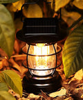 Solar Powered LED Camping Light Portable Waterproof Outdoor Lamp For Hiking And Indoor Emergency Use, Rechargeable Battery