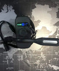 Kickass Slick IPX7 8.4V Rechargeable Battery Pack For Bikes And Cycling Headlamps featuring USB port and indicator lights.