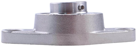 1 Inch Bore Two Bolt Flange Bearing For 1 Inch Shafts SUCFL205-16 UCFL205-16 MUCFL205-16 side view showing two-bolt mount