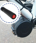 2 Pin E Bike Light Throttle Waterproof Extension Cable 56 cm for 52V 48V 36V Motors shown with mid-drive kit on e-bike