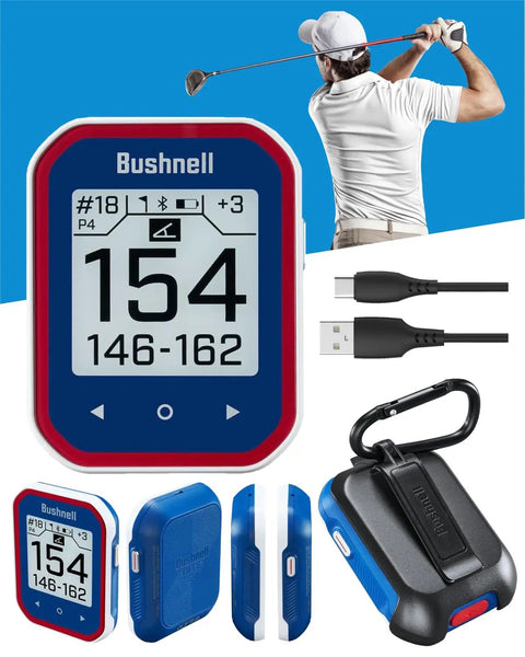 Phantom 3 Handheld Slope GPS Golf Rangefinder With Touchscreen Display Auto Course And Hole Recognition Auto Score Prompts