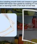 Upgraded 5304507199 Freezer Door Gasket For Frigidaire Fridge Replacement For 216522312 216522313 detailing installation tips