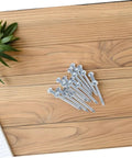 12Pcs Heavy Duty Lawn Aerator Shoes With Deep Penetration Spikes Soil Loosening Tool on wooden surface