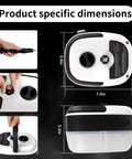 Heavy Duty 2500W Handheld Steam Cleaner With 3 Quick Swap Brushes Rapid Heating Portable Steamer dimensions illustration, 5.9in x 7.5in x 5.1in.