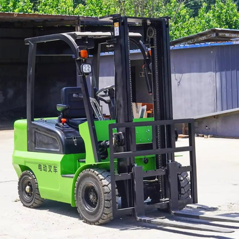 Fully Electric Counterbalance Forklift Truck With High Efficiency Drive Motor Built For Warehouse Material Handling And Workshop Ops pictured outdoors