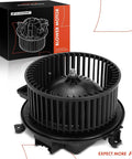 Front Hvac Heater Blower Motor With Fan Cage For Buick Enclave Cadillac Xt5 Xt6 Chevrolet Blazer Traverse Gmc Acadia side view with packaging