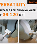 Handheld Diamond Grinding Wheel Dresser quick fix for bench grinders, restoring sharp ceramic abrasives, 4.37 inches steel tool.