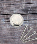 Beefy Stainless Steel Lag Screws With Washers And Gaskets Included Ten Pack Hex Head Bolts Three Eighths Inch By Three Inches