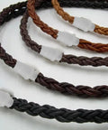 50 Pairs Plastic Pendant Lighting Strain Reliefs For Lamp Sockets M10 Cable Glands Cord Grips attached to braided cords