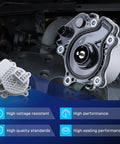OEM Water Pump For 2010 Through 2019 Toyota Prius C And Lexus Ct200h 1.8L Hybrid Cooling System, showcasing precision design.