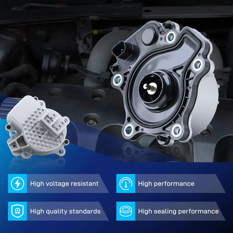 OEM Water Pump For 2010 Through 2019 Toyota Prius C And Lexus Ct200h 1.8L Hybrid Cooling System, showcasing precision design.