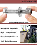 Person holding Outboard Jack Plate Bolt Kit for Smooth Rock Solid Mounting to Plate Replaces OEM BK1DP 02 1729.