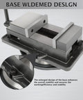 Heavy Duty 5 Inch Vise With 360 Degree Swivel Base For CNC Milling Woodworking And Drill Press, Precision Clamps Jaw View