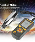 Vibration Meter Tester With Acceleration Sensor Gauge And Digital Split LCD Display, 1201, handheld unit with probe and cable