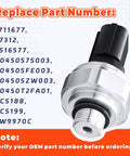 AC Pressure Sensor Replacement For Honda Accord Odyssey And Acura Models 80450-S7S-003 1711677 Direct Fit Auto Refrigerant